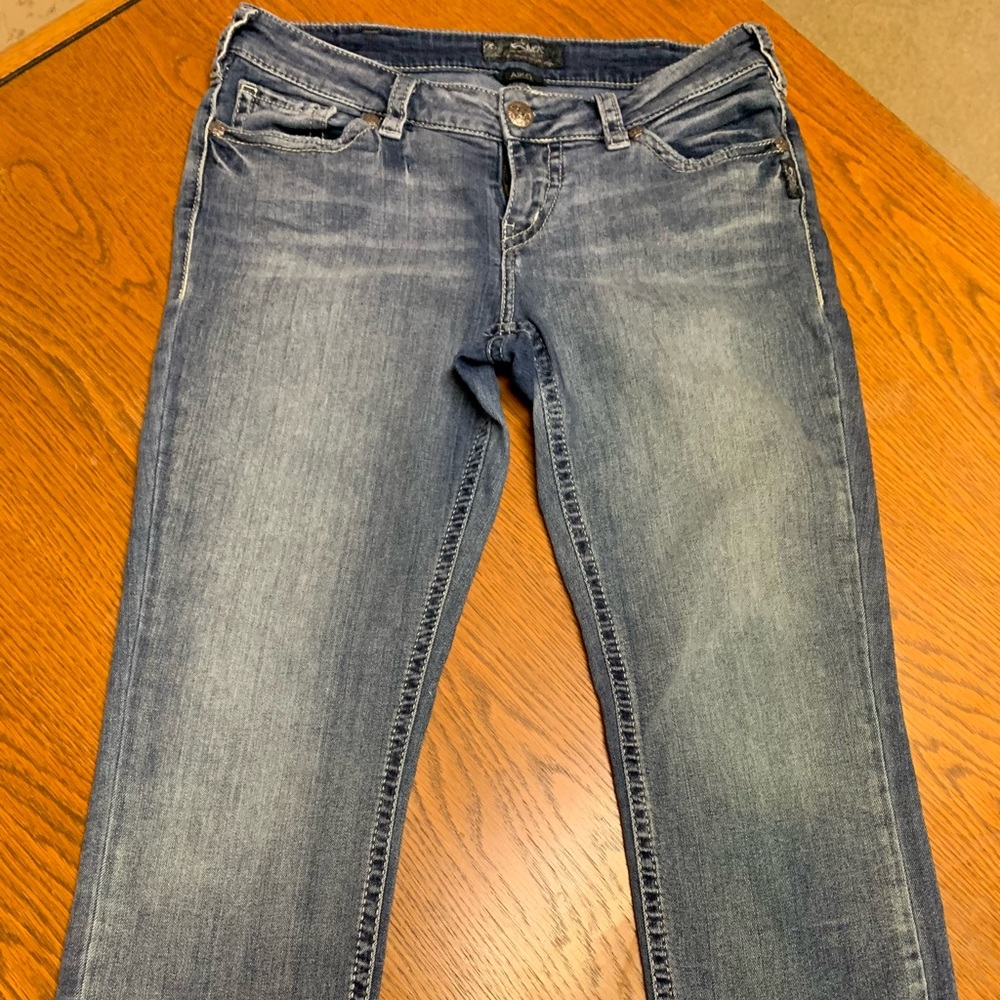 Silver brand cropped jeans
